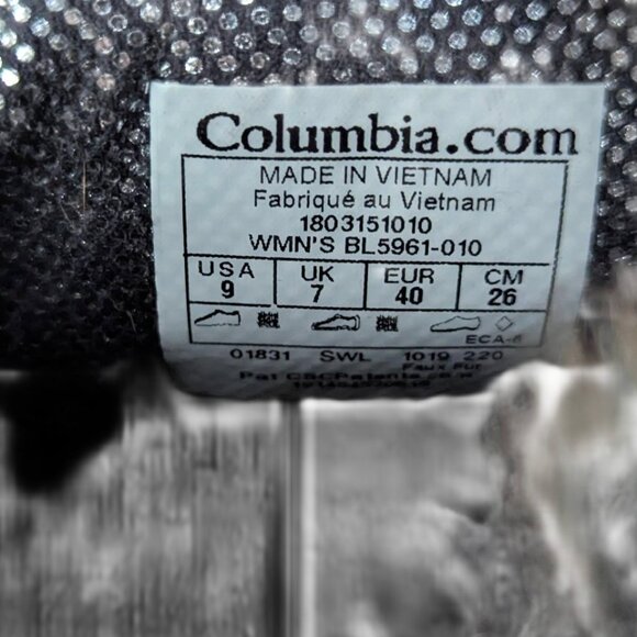 Columbia Women's Insulated Waterproof Lace up Winter Snow boots - Size 9 - Picture 12 of 12